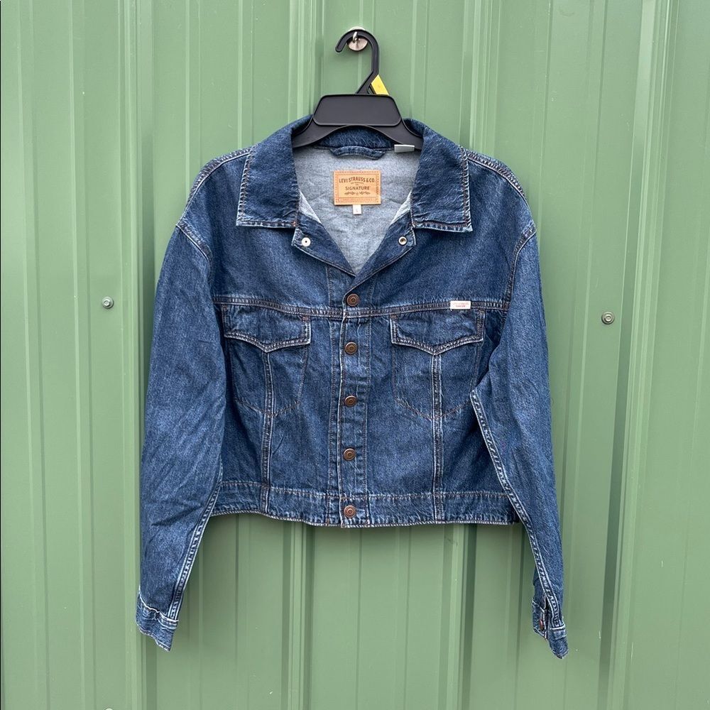Women’s Levi’s Way Out West Vintage Easy Trucker Denim Jacket Size L